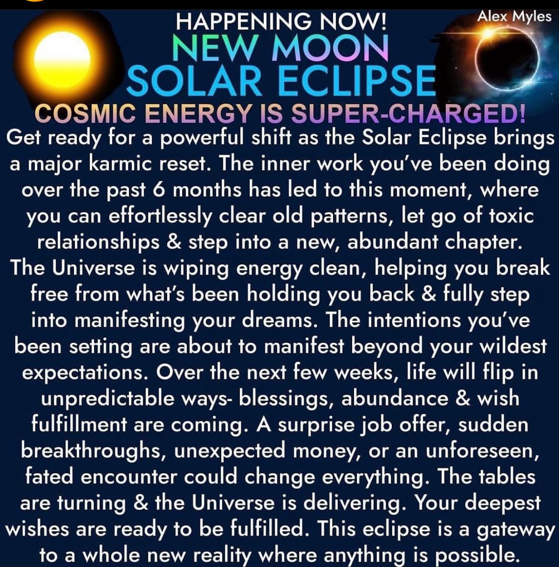 Cosmic Shifts